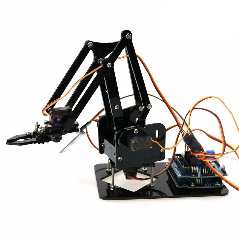 4自由度拼装亚克力机械臂