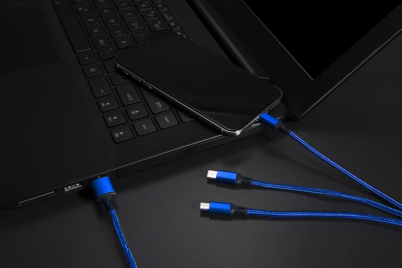 Sanzhiying 3 в 1 нейлоновый Плетеный зарядный кабель для телефона micro usb type c кабель для быстрой зарядки для samsung android зарядное устройство iphone шнур