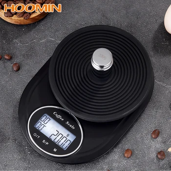 

HOOMIN 2kg/3kg 0.1g Electronic Digital Scales Multifunctional Food Scale Coffee Scale LCD Digital with Timer Weight Tool