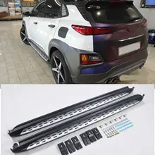 Ben-Z стиль алюминий Fit hyundai Kona Беговая доска боковой шаг nerf бар высокого качества