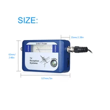 DVB-T Digital Satellite Signal Finder Meter Aerial Terrestrial TV Antenna with Compass TV Reception Systems with Power Cable