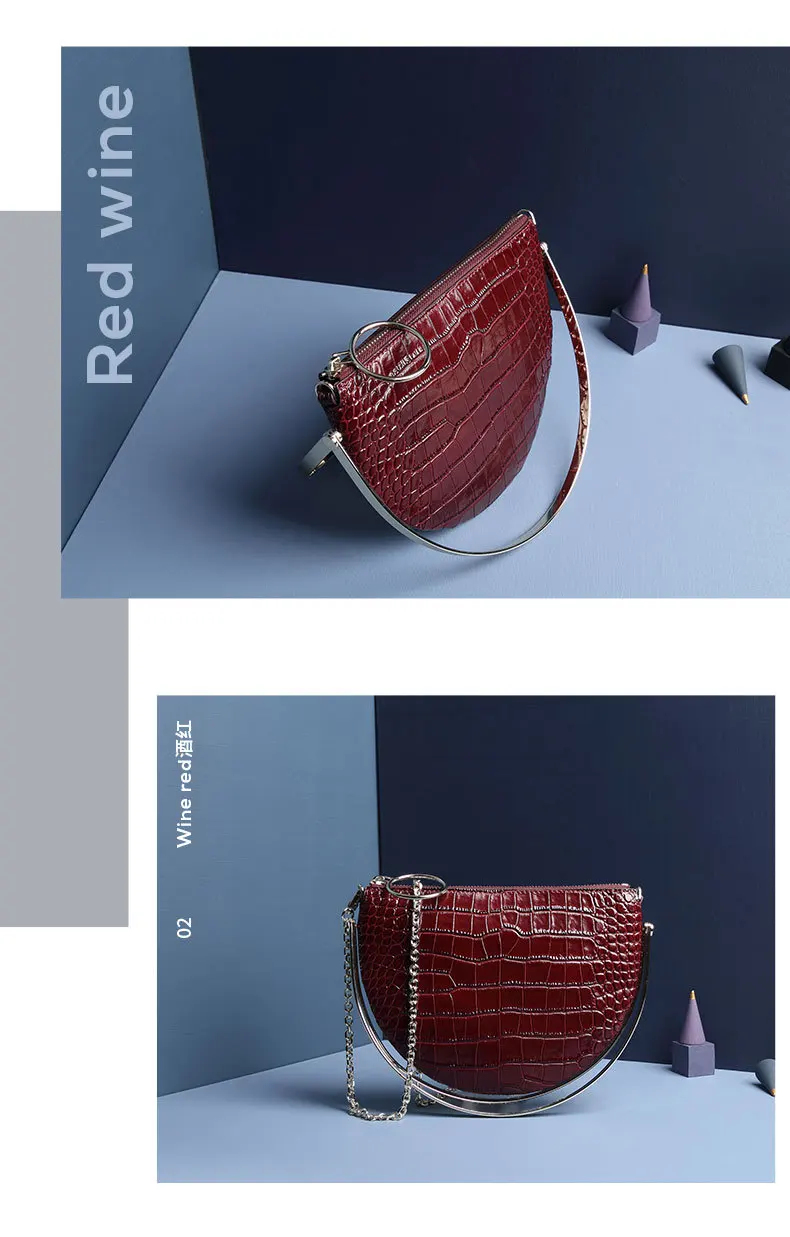 Новая леопардовая кожаная сумка halfmoon saddle сумка для женщин с кольцом на молнии