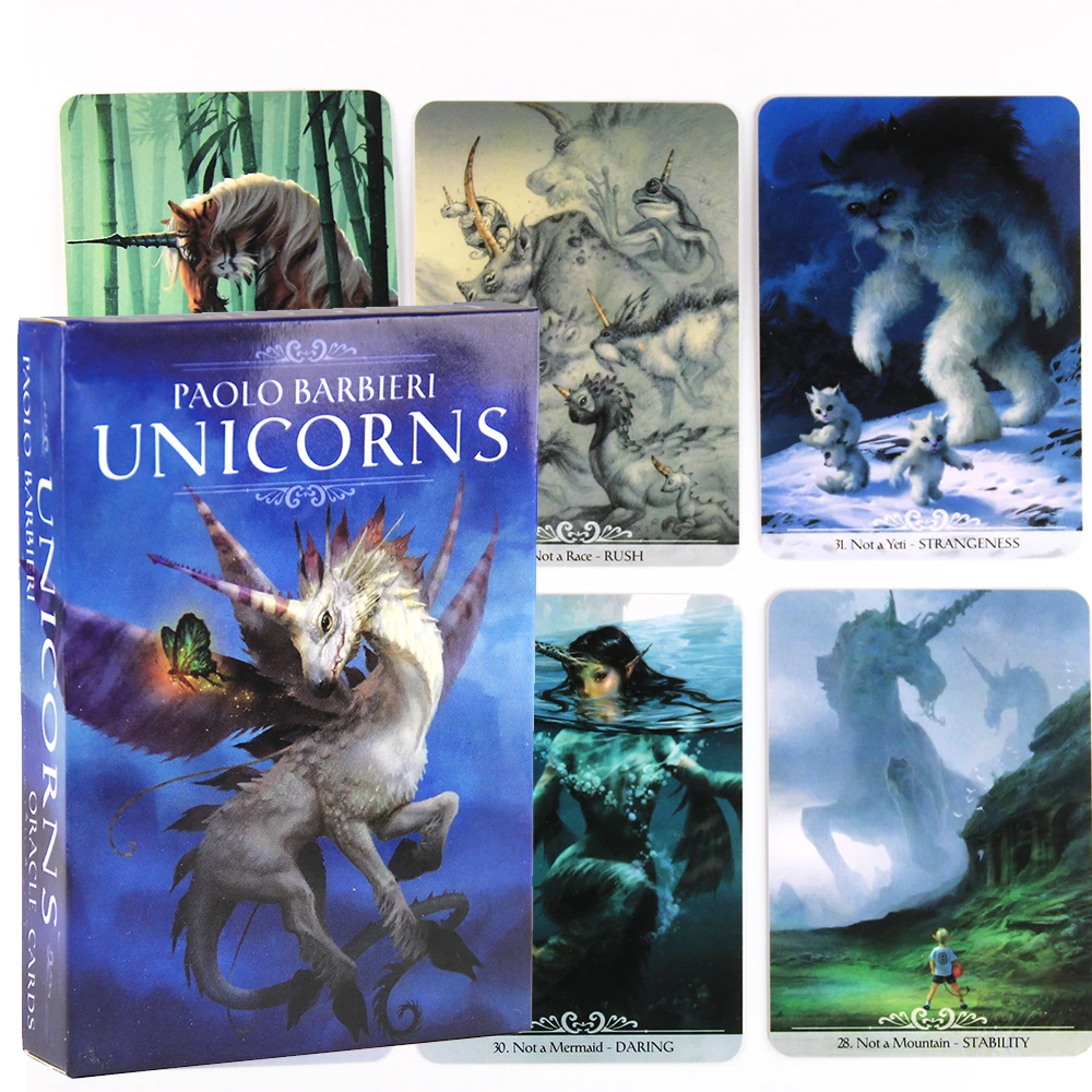 Hot Sale Barbieri Unicorns Oracle Cards Kali Oracle card Ferocious Divine  Mother Cards Tarot Divination Card Game Beginner Toy|Board Games| -  AliExpress