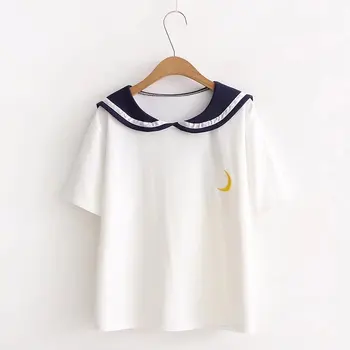 

Summer T Shirt Women Casual Short Sleeves T-Shirt Top O-Neck Female Tshirt students' loose fitting