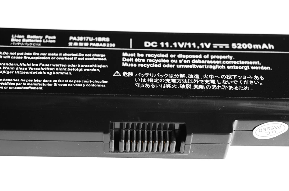 ApexWay Батарея для TOSHIBA Satellite L650 L750 серии PA3817U-1BRS PA3816U-1BRS PA3816U-1BAS PA3817U-1BAS PA3819U-1BRS PA3817U