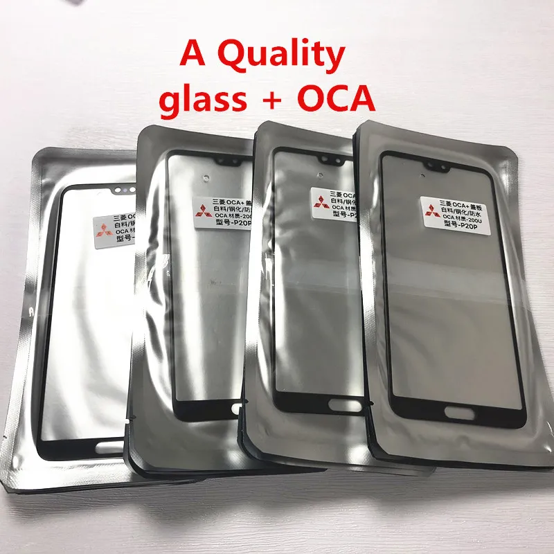 Переднее стекло с OCA для HUAWEI Psmart Z 2019 Y9 Mate20 X Внешнее P30 Lite Enjoy 9s 20 шт./лот замена