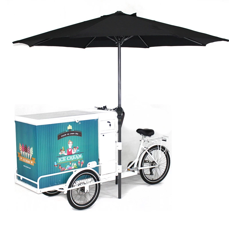 bike with cart in front