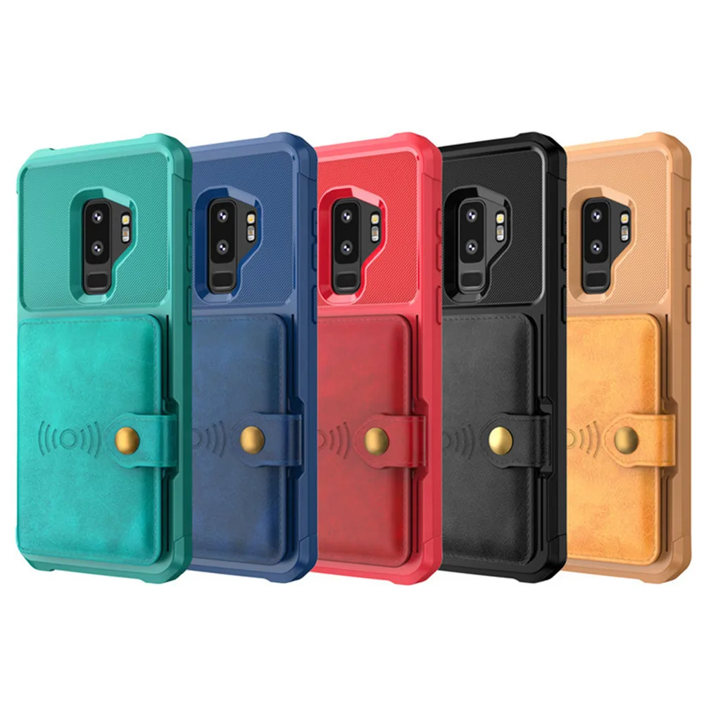 Для Samsung Galaxy S20 ультра S10 S9 плюс S10e кредитных карт кожаный чехол с откидывающейся