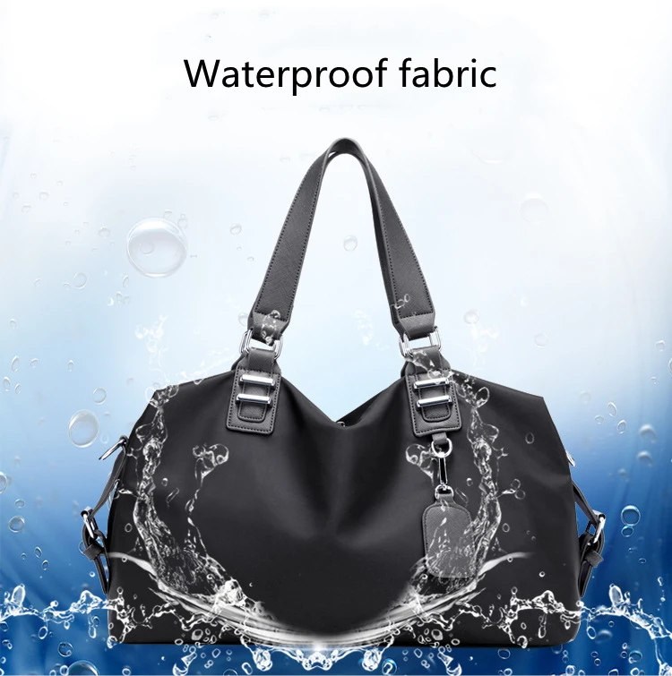 Female Bag New 2022 Portable Sail Waterproof Nylon Shoulder Messenger Bag Fashion All-Match Oxford Cloth Simple Big Bag