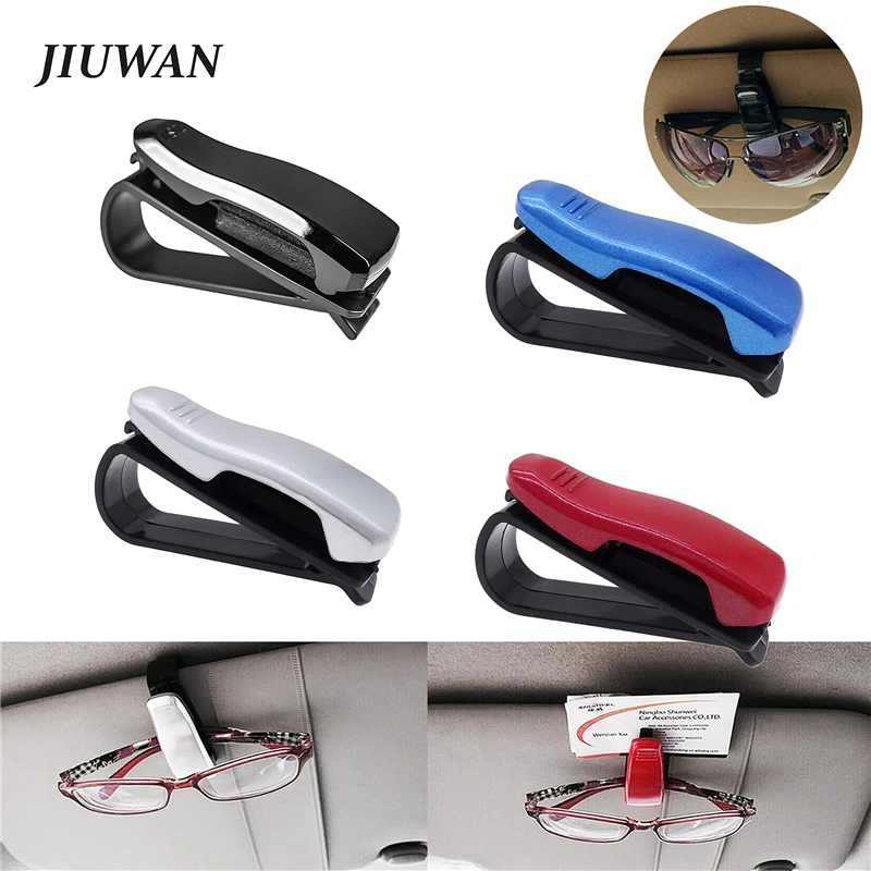 

Universal Multi-Function Portable Visor Glasses Box Fastener Clip Card Ticket Holder Pen Holder Auto Glasses For VW Dodge Audi