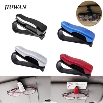 

Universal Multi-Function Portable Visor Glasses Box Fastener Clip Card Ticket Holder Pen Holder Auto Glasses For VW Dodge Audi