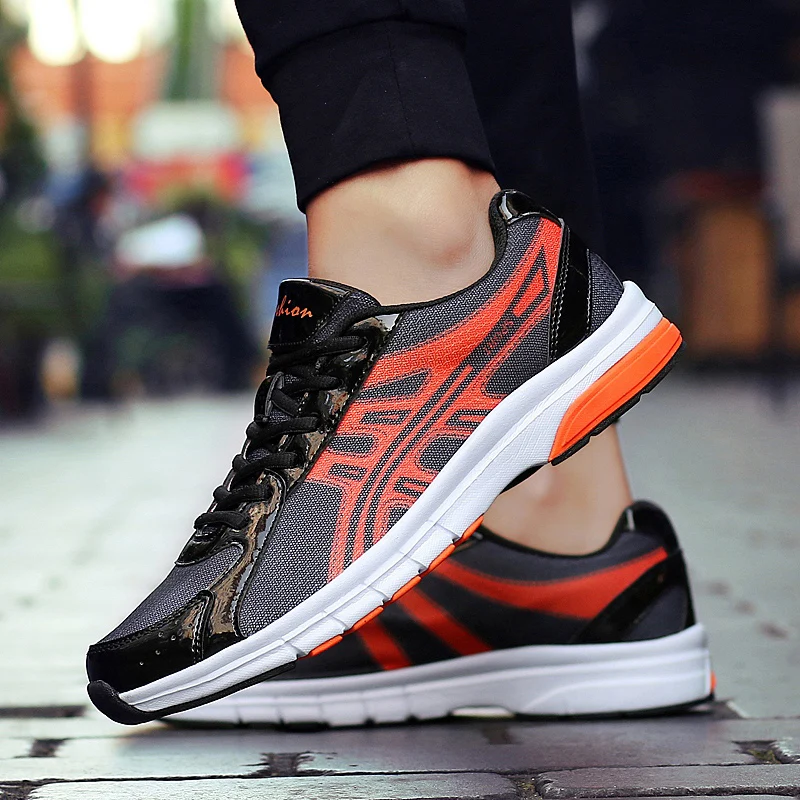 Shoes Men's Breathe mesh Sport Running Shoes Man Lightweight Soft Sole tennis Sneakers Walking Fitness Training zapatillas hombr
