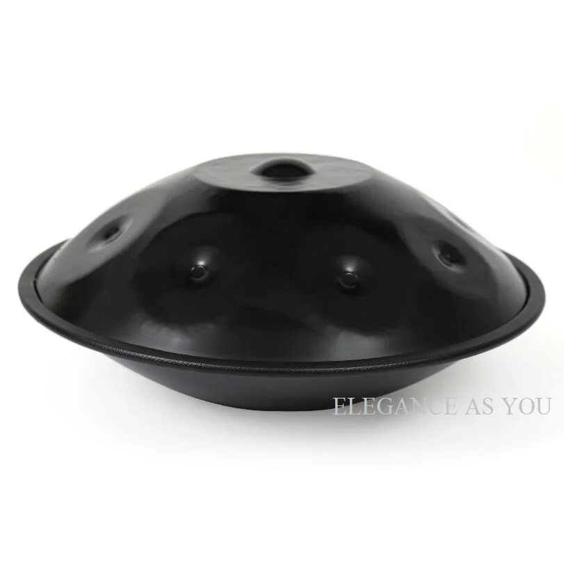 Черный нитрид сталь антикоррозийный натуральный D minor/F major HANDPAN сделано вручную 56 см диаметр стальной барабан 600D handpan барабан мешок