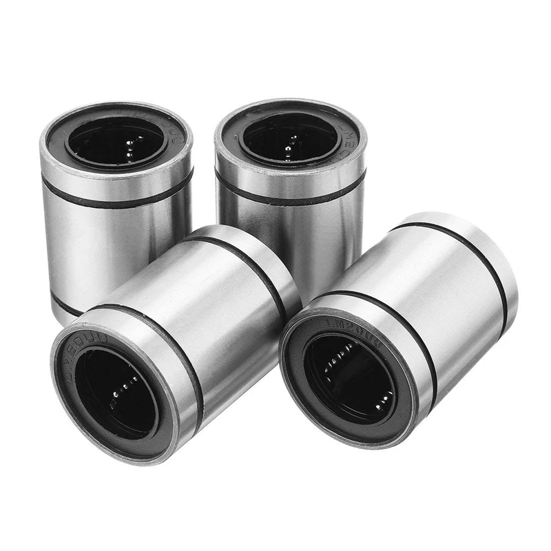 HLZS-4 шт. LM20UU 20x32x42 мм двухсторонний резиновый уплотнитель шарикоподшипник линейного движения втулка подшипника
