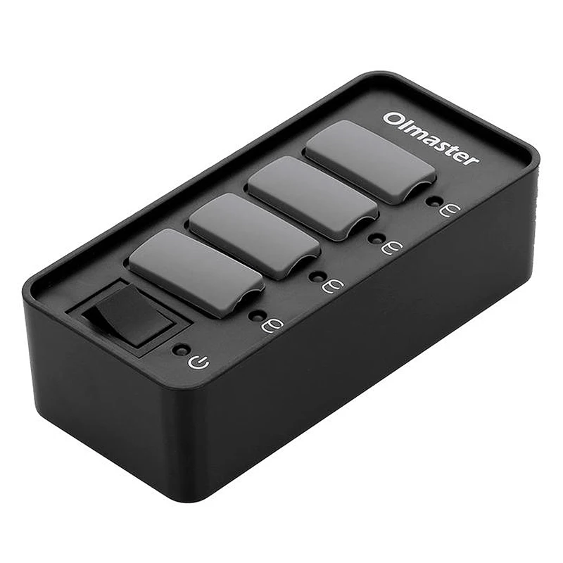 OImaster USB3.0 4 порта адаптер 5 Гбит/с Пылезащитный колпак переключатель разъем usb-хаб