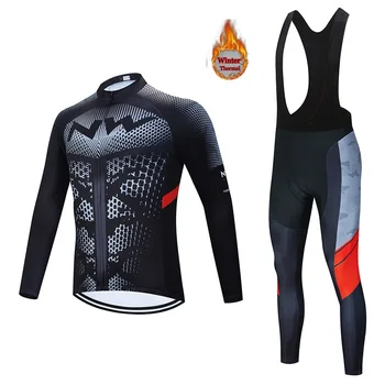 

2020NW Autumn and Winter Cycling suit long sleeve men's sweater professional team mountain uniform bicycle jacket set