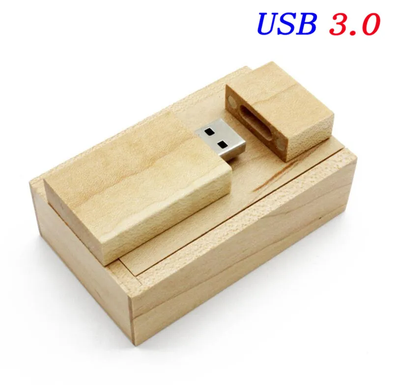 JASTER Memoria USB Maple Wood USB флеш-накопитель с индивидуальным логотипом DIY 8 ГБ 16 ГБ 32 ГБ 64 Гб USB 3,0 флеш-накопители U диск 10 шт. бесплатный логотип - Цвет: Maple wood