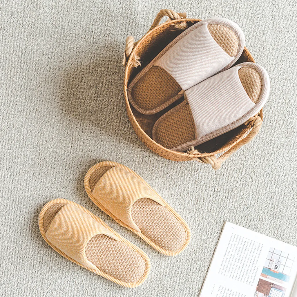 Women Men Slippers Fashion Casual Couples Home Slippers Indoor Soft Floor Flat Shoes Bedroom Warm Shoes Pantuflas Mujer