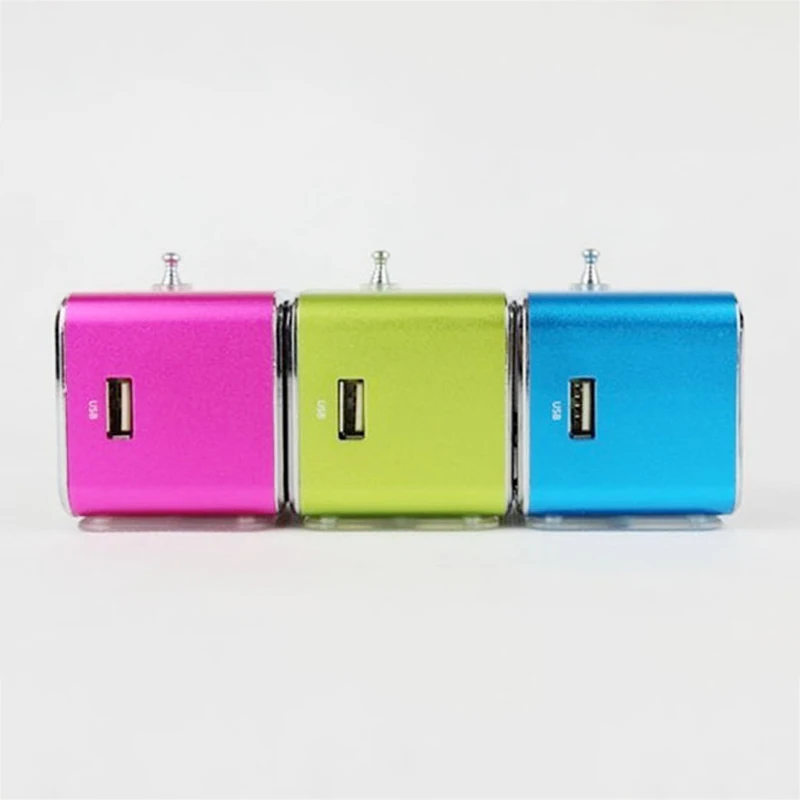 

TD-V26 Portable Speaker with Screen mini speaker Digital Player Stereo Radio speaker metal Card Speaker