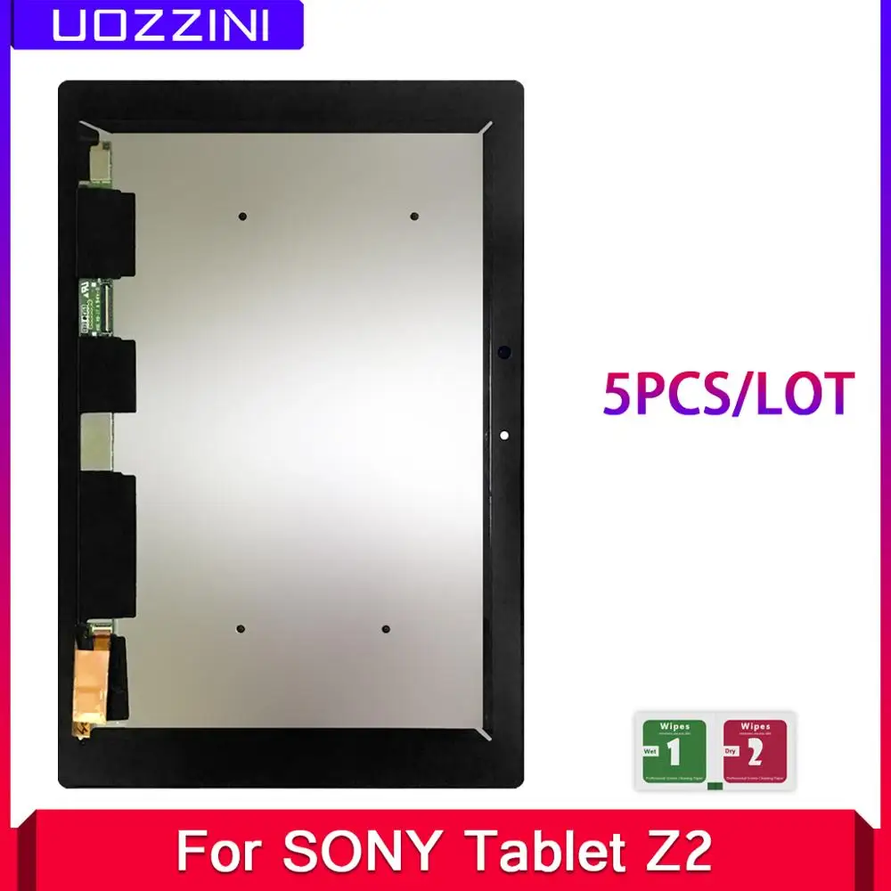 

5 Pcs LCD Display For SONY Xperia Tablet Z2 SGP511 SGP512 SGP521 SGP541 LCD Touch Screen Digitizer Assembly 10.1" Black