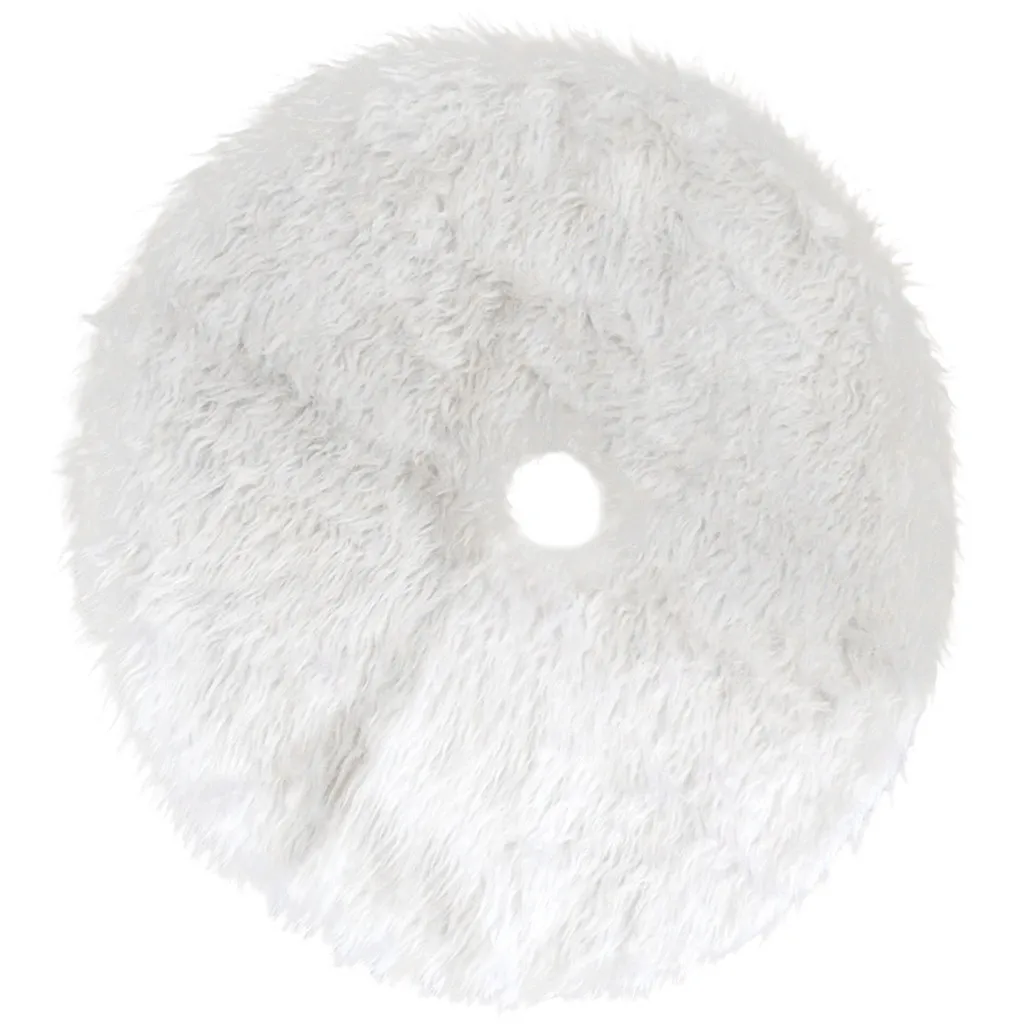 Christmas Plush Long Haired Christmas Tree Skirt Christmas Tree Skirt Decor Natal Navidad Год Новогодние Украшения 30