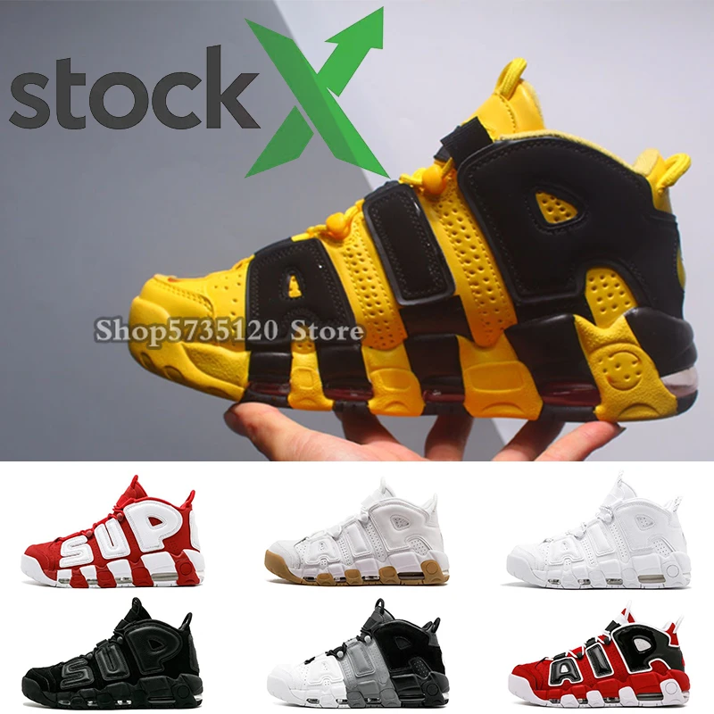 En Stock, zapatillas baloncesto Uptempo More Air, de Bulls Gold Varsity, zapatillas deportivas de moda negras granate para hombres, Scottie PIPPEN|Calzado de baloncesto| - AliExpress