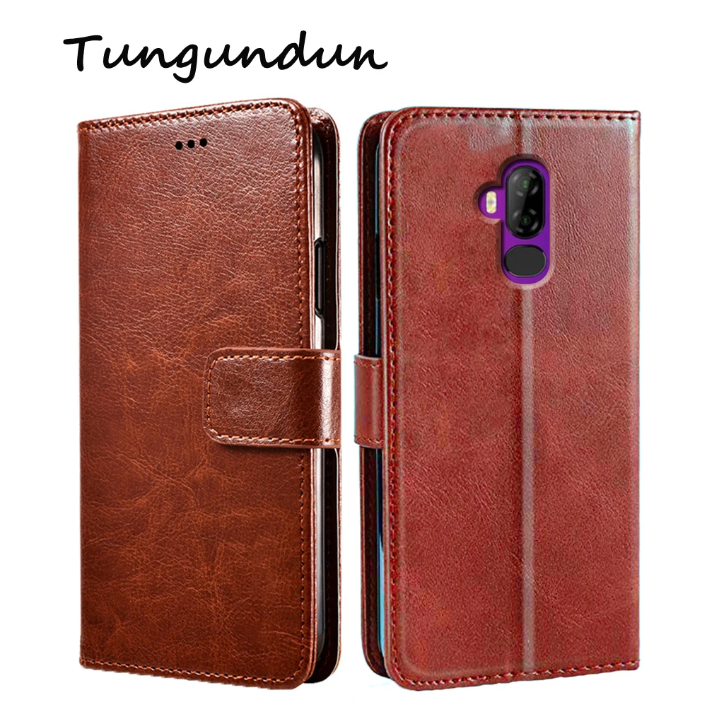 For Ulefone Power 3L Flip PU Leather Mobile Phone Protector Card Holder Stand Cover 3 L Case Wallet Coque 6.0&quot | Мобильные