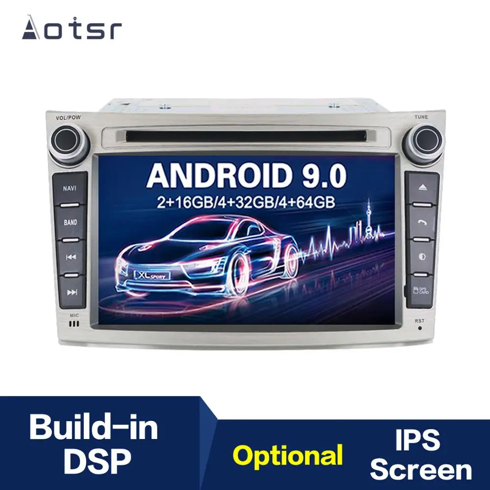 7 дюймовый Android 9 0 IPS GPS навигатор автомобильный радиоплеер для Subaru Legacy Outback 2009 +