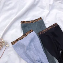 [Jianlou/Специальное предложение] леггинсы с леопардовым узором для маленьких девочек детские весенние однотонные Стрейчевые брюки в Корейском стиле