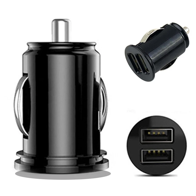 Автомобильное зарядное устройство с двумя USB для iPhone 11, XR, XS, Max, X, 7 Plus, быстрая зарядка, USB зарядное устройство s для samsung S10, S8, планшетов, зарядное устройство для мобильного телефона