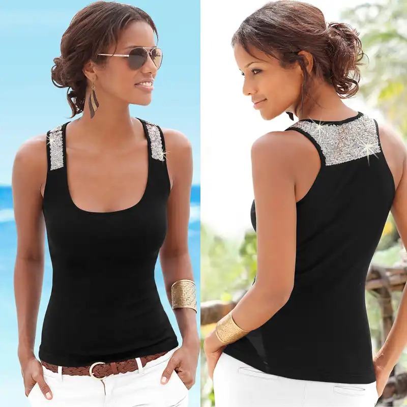 Womens fashion vest tops Clearance