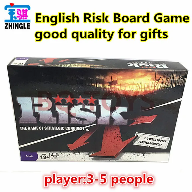 English Risk Board Card Game English Classic Risk Big Battle ...