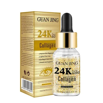 

New 24k Collagen Eye Serum Eyes Essence Moisturizing Firming Skin Remove Dark Circles Pouches Panda Eyes