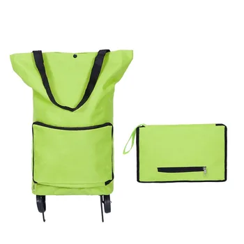 

Multifunction Foldable Shopping Bag Cart Tug Trolley Case Wheels Reusable Portable Shopping Trolley Bag