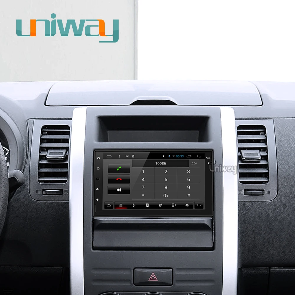 Автомобильный dvd плеер Uniway AWD7071 Octa core с gps для nissan qashqai x trail almera note универсальный