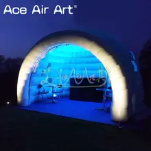 Горячая Распродажа, Красивый привлекательный надувной тент igloo, концессионный стенд, надувной полукупол с светодиодный подсветкой для вечеринок