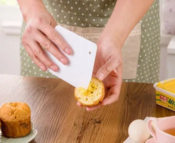 

Cream Smooth Cake Trapezoid Spatula Baking Pastry Tools Dough Scraper Kitchen Butter Knife Dough Cutter