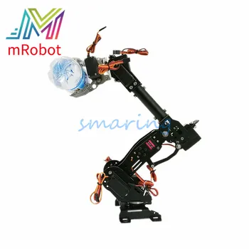 

8 DOF Metal Machinery Arm For ABB Industrial Robot 360° Rotating Base Model + 8 PCS Servo Education