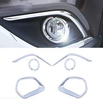 

For Mitsubishi Outlander 2019 ABS Chrome Car Rear Tailight Front Headlight Fog Lamp Cover Trim Car Styling Accessories