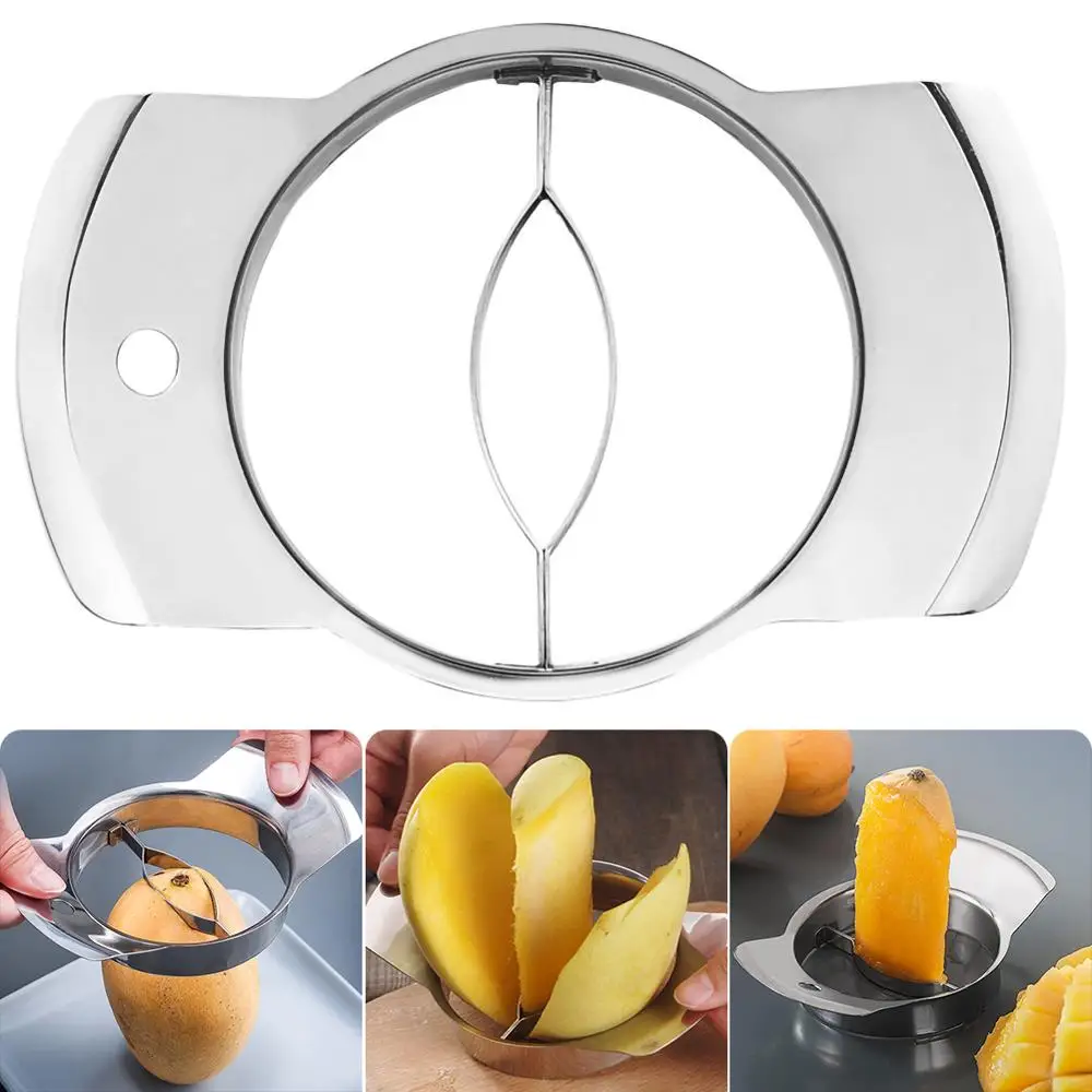 

Mango Cutter Kitchen Gadgets Stainless Fruit Core Seed Remover Chopper Mango Cutter Pitter Kitchen Tool Kitchen Accessories