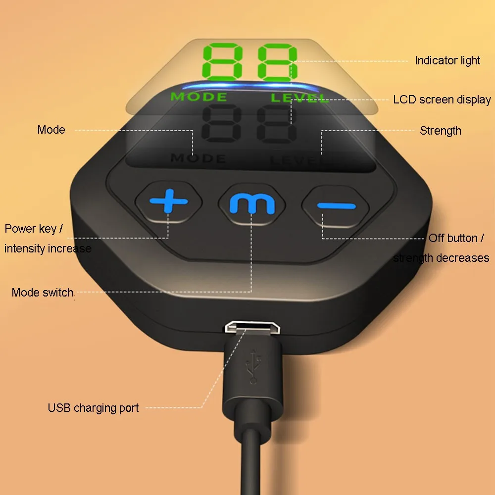 Recharge Wireless Muscle Stimulator Smart Fitness Abdominal Vibrating Belt Electrostimulation Muscle Sculpting at Home Workouts