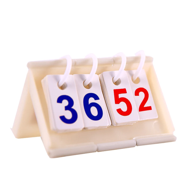 4 Digit Portable Basketball Volleyball Table Tennis Football Score Soccer Board Scoreboard Sports Board Game Scoring Device