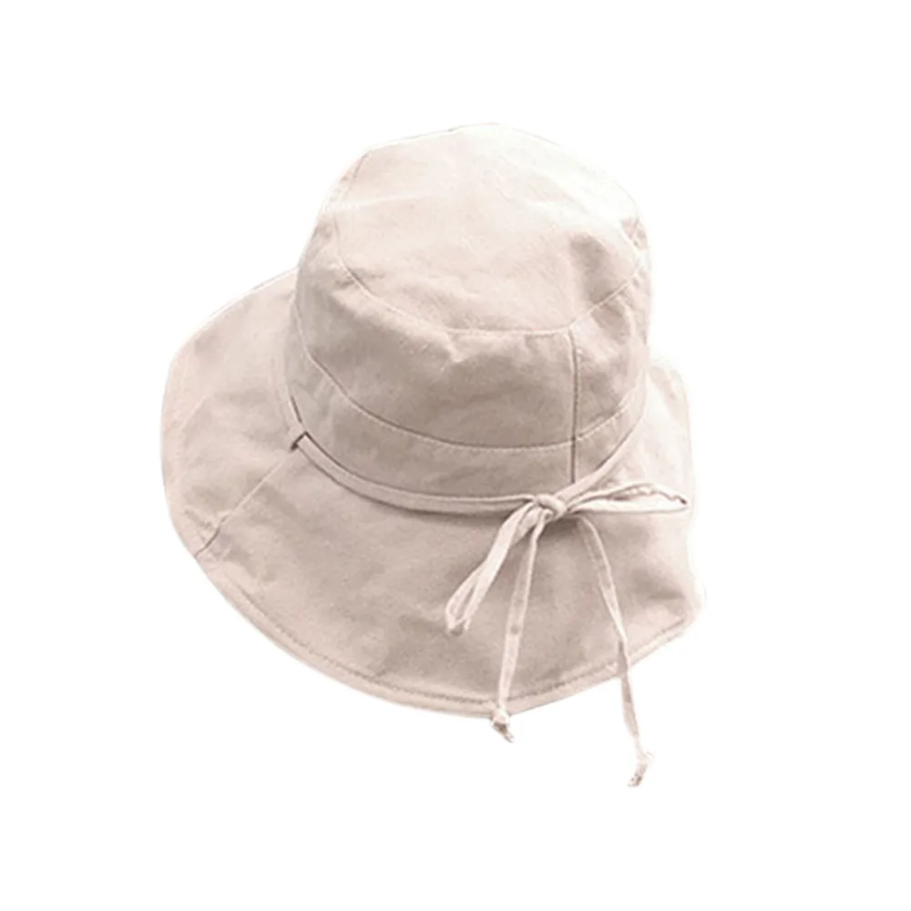 Beige Женская шляпа от солнца Летняя Пляжная с широкими полями дизайн УФ Защита Складная Кепка - Цвет: Beige