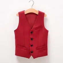 Маленький костюм для мальчиков-подростков, костюм для выступлений на фортепиано, жилет цветок для мальчиков и девочек, детский жилет для малышей