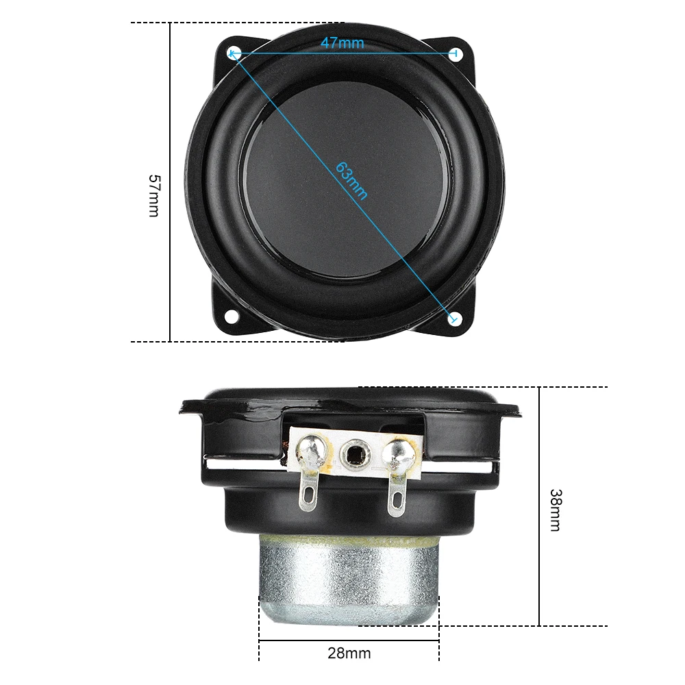 Som de Neodímio Alto-falante Aiyima Peças Alcance Total 4 Ohm 20w Home Theater Harman Kardon 2 - Image 3