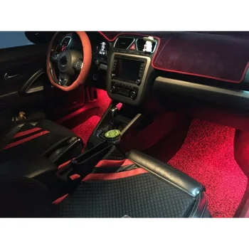 

For Golf5/6 Footwell Lamp For Scirocco Direct Replacement 2Pcs 12v Red Interior