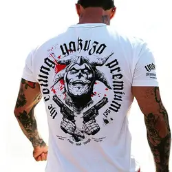 3D Lion Skull Print Short Sleeve Punk Short Sleeve Shirt Funny Design Fashion Street Top Casual Summer Plus Size