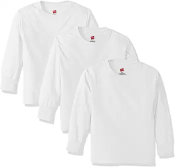 

YB217 Big Boys' Tagless Long Sleeve Tee (Pack of 3)