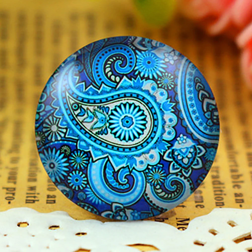New Fashion 5pcs/Lot 25mm Handmade Photo Glass Cabochons Colorful F3-01 | Украшения и аксессуары