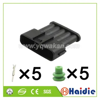 

Free shipping 2sets 5pin male of MG640945-5 MG 640945-5 waterproof housing plug electric wiring cable connector